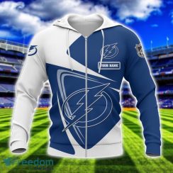 Tampa Bay Lightning Team 3D T-Shirt Sweatshirt Hoodie Bomber Custom Name Sport Gift For Men And Women Product Photo 2