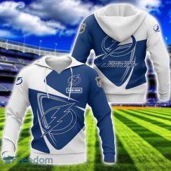 Tampa Bay Lightning Team 3D T-Shirt Sweatshirt Hoodie Bomber Custom Name Sport Gift For Men And Women