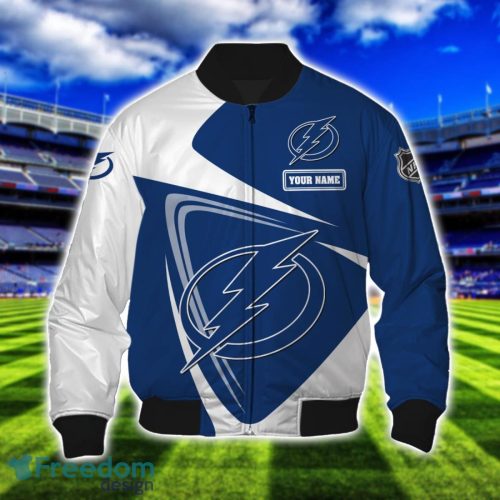 Tampa Bay Lightning Team 3D T-Shirt Sweatshirt Hoodie Bomber Custom Name Sport Gift For Men And Women Product Photo 4