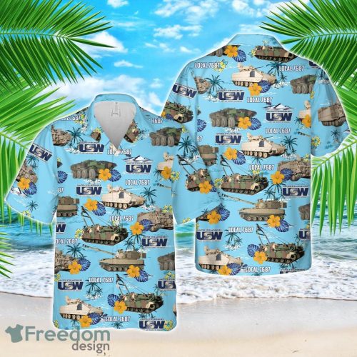 Tank Hawaiian Shirt 3D Printed Beach Lover Gift Product Photo 1