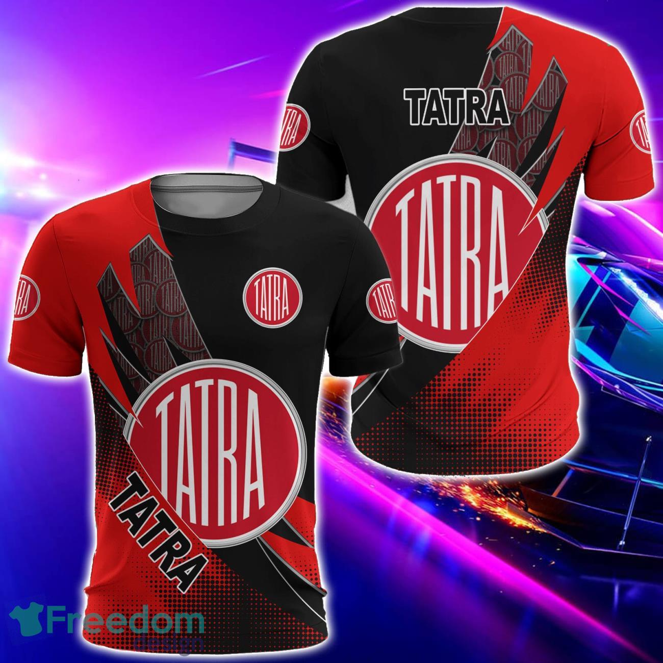 Tatra 3D Printed T Shirt Sweatshirt Hoodie Bomber Jacket For Fans image Tatra 3D Printed T-Shirt Sweatshirt Hoodie Bomber Jacket For Fans Product Photo 2