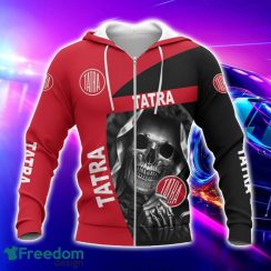 Tatra All Over Printed Skull T-Shirt Sweatshirt Hoodie Bomber Jacket For Car Lover Product Photo 2