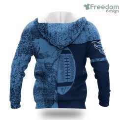 Tennessee Titans Graffiti Spray NFL Hoodie 3D All Over Print Keep Warm For Men And Women Product Photo 2