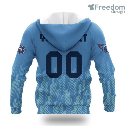 Tennessee Titans Logo Sport Ombre NFL Hoodie 3D All Over Print Keep Warm For Men And Women Product Photo 2