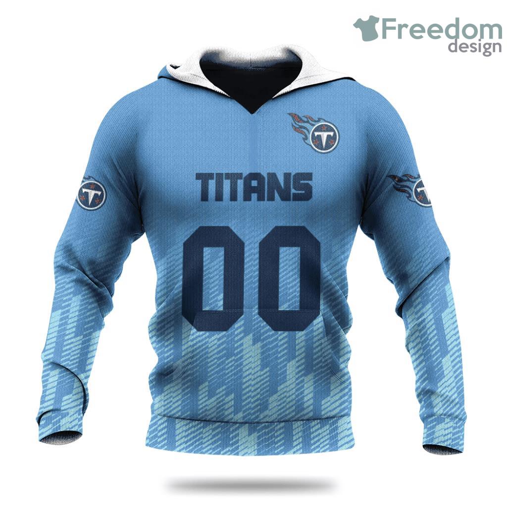 Tennessee Titans Logo Sport Ombre NFL Hoodie 3D All Over Print Keep Warm For Men And Women Product Photo 1