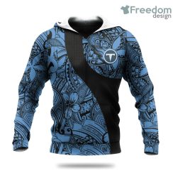 Tennessee Titans Polynesian NFL Hoodie 3D All Over Print Keep Warm For Men And Women Product Photo 1