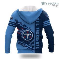 Tennessee Titans Quarter Style NFL Hoodie 3D All Over Print Keep Warm For Men And Women Product Photo 2