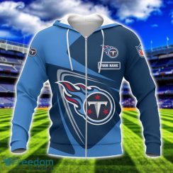 Tennessee Titans Team 3D T-Shirt Sweatshirt Hoodie Bomber Custom Name Sport Gift For Men And Women Product Photo 2