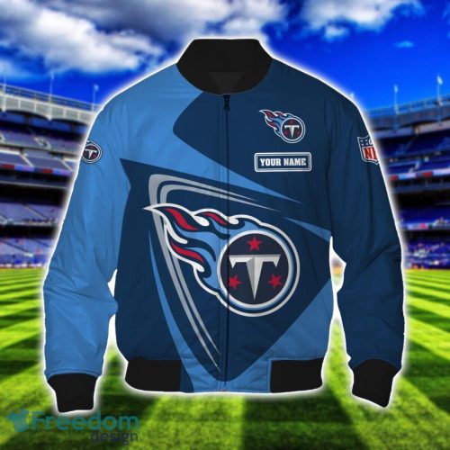 Tennessee Titans Team 3D T-Shirt Sweatshirt Hoodie Bomber Custom Name Sport Gift For Men And Women Product Photo 4