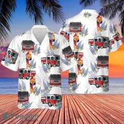 Texas Golden Retriever Firefighter Tropical Hawaiian Shirt Unisex For Men And Women