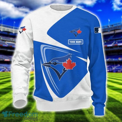 Toronto Blue Jays Team 3D T-Shirt Sweatshirt Hoodie Bomber Custom Name Sport Gift For Men And Women Product Photo 3