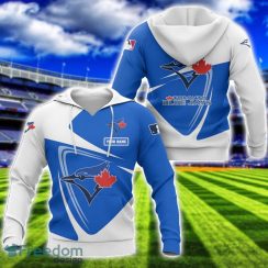 Toronto Blue Jays Team 3D T-Shirt Sweatshirt Hoodie Bomber Custom Name Sport Gift For Men And Women