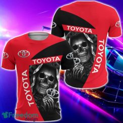Toyota All Over Printed Skull T-Shirt Sweatshirt Hoodie Bomber Jacket For Car Lover Product Photo 5