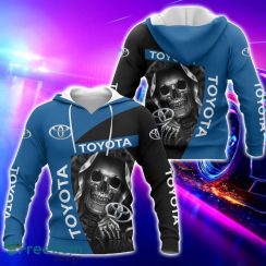 Toyota Blue All Over Printed Skull T-Shirt Sweatshirt Hoodie Bomber Jacket For Car Lover Toyota Blue All Over Printed Skull T-Shirt Sweatshirt Hoodie Bomber Jacket For Car Lover