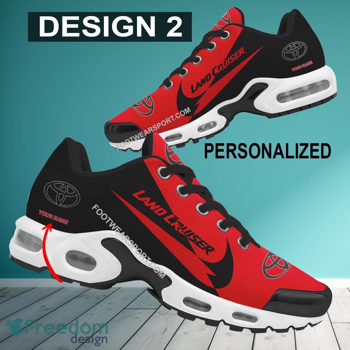 Toyota Land Cruiser Car Racing Air Cushion Sport Sneaker New Design Personalized Gift TN Shoes Fans image Toyota Land Cruiser Car Racing Air Cushion Sport Sneaker New Design Personalized Gift TN Shoes Fans - Style 2 Toyota Land Cruiser Car Racing Air Cushion Sport Shoes Personalized