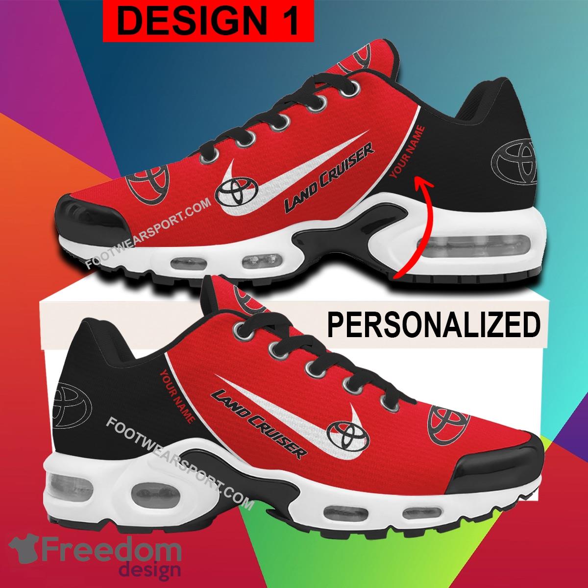 Toyota Land Cruiser Car Racing Air Cushion Sport Sneaker New Design Personalized Gift TN Shoes Fans image Toyota Land Cruiser Car Racing Air Cushion Sport Sneaker New Design Personalized Gift TN Shoes Fans - Style 1 Toyota Land Cruiser Car Racing Air Cushion Sport Shoes Personalized