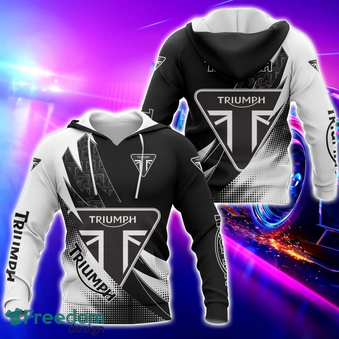 Triumph Motorcycles 3D Printed T Shirt Sweatshirt Hoodie Bomber Jacket For Fans image Triumph Motorcycles 3D Printed T-Shirt Sweatshirt Hoodie Bomber Jacket For Fans Product Photo 1