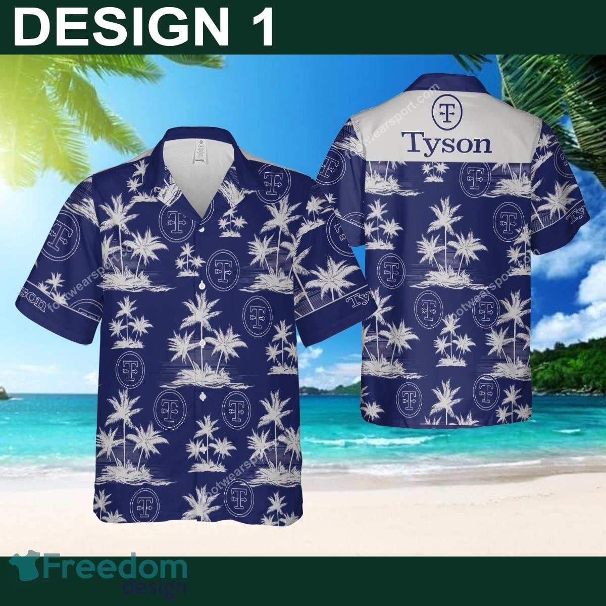 Tyson Foods Designer New AOP Hawaiian Shirt Coconut Tree Pattern Men And Women Gift image Tyson Foods Designer New AOP Hawaiian Shirt Coconut Tree Pattern Men And Women Gift - Brand Style 1 Tyson Foods Hawaiian Shirt Coconut Tree Pattern
