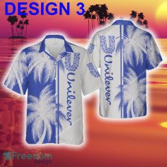 Unilever Handmade Logo 3D Hawaiian Shirt Coconut Tree Pattern For Summer - Brand Style 3 Unilever Hawaiian Shirt Coconut Tree Pattern
