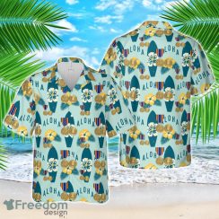 United States Armed Forces Global War on Terrorism Service Medal (GWOT-SM) Hawaiian Shirt 3D Printed Beach Lover Gift