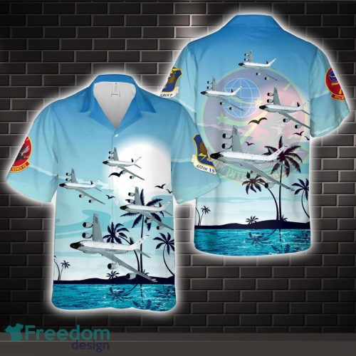 US Air Force 49th Intelligence Squadron RC-135 Hawaiian Shirt Beach Holiday Product Photo 1