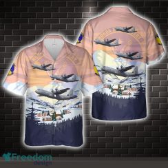 US Air Force 57th Rescue Squadron (57 RQS) Lockheed HC-130 Hercules Hawaiian Shirt Beach Holiday