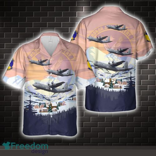 US Air Force 57th Rescue Squadron (57 RQS) Lockheed HC-130 Hercules Hawaiian Shirt Beach Holiday Product Photo 1