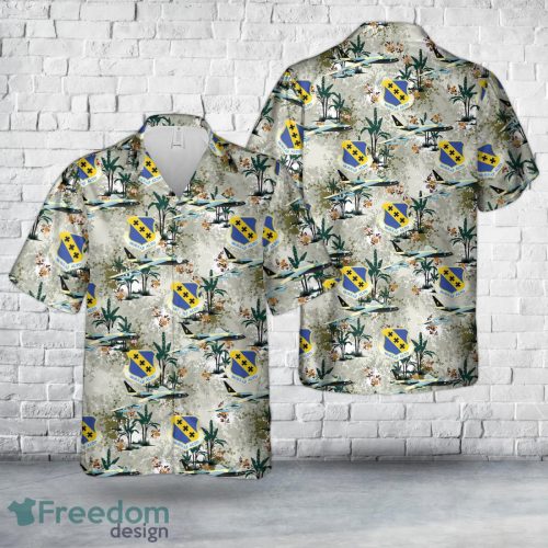 US Air Force 7th Bomb Wing ‘City of Fort Worth’ Carswell AFB, 1974 B-52 Hawaiian Shirt Aloha Beach Shirt Product Photo 1