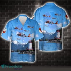 US Coast Guard Air Station Sitka MH-60T Jayhawk All Printed 3D Hawaiian Shirt For Men Women