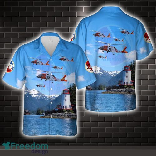 US Coast Guard Air Station Sitka MH-60T Jayhawk All Printed 3D Hawaiian Shirt For Men Women Product Photo 1