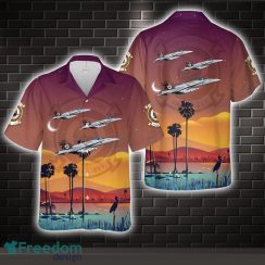 US Marine Corps McDonnell Douglas FA-18C Hornet Of VMFA-323 Death Rattlers All Printed 3D Hawaiian Shirt For Men Women