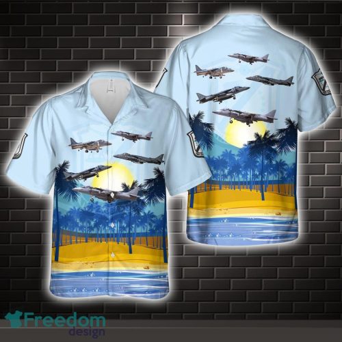 US Marine Corps VMA-214 The Black Sheep AV-8B Harrier All Printed 3D Hawaiian Shirt For Men Women Product Photo 1