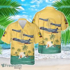 US Marine Corps Vought F-8E Crusader Of VMFA-235 Hawaiian Shirt Hoilday Gift