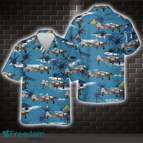 US Navy Cessna AT-17 Bobcat Hawaiian Shirt US Navy Aloha Shirt Product Photo 1