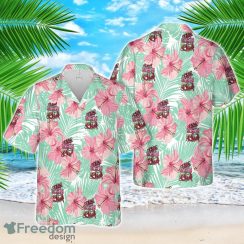 US Navy Female Chick Chief CPO Pink Hawaiian Shirt US Navy Aloha Shirt