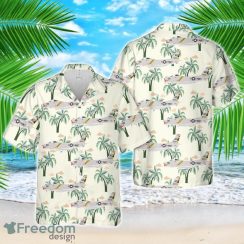 US Navy FJ-3M Fury Of VF-84 Jolly Rogers Hawaiian Shirt Summer Beach Shirt