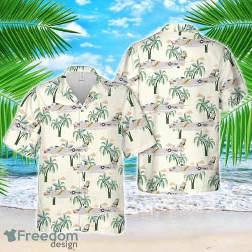 US Navy FJ-3M Fury Of VF-84 Jolly Rogers Hawaiian Shirt Summer Beach Shirt Product Photo 1