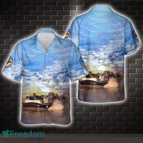 US Navy Landing Craft Air Cushion LCAC-17 Of Assault Craft Unit 5 (ACU 5) Hawaiian Shirt Unisex For Men Women Product Photo 1