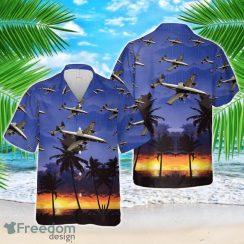 US Navy Lockheed WC-121N Of VW-4 Hurricane Hunters Hawaiian Shirt US Navy Aloha Shirt