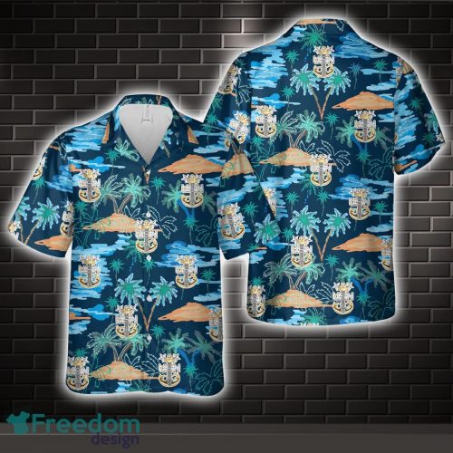 US Navy Master Chief Petty Officer Backbone Anchor Hawaiian Shirt US Navy Aloha Shirt Product Photo 1