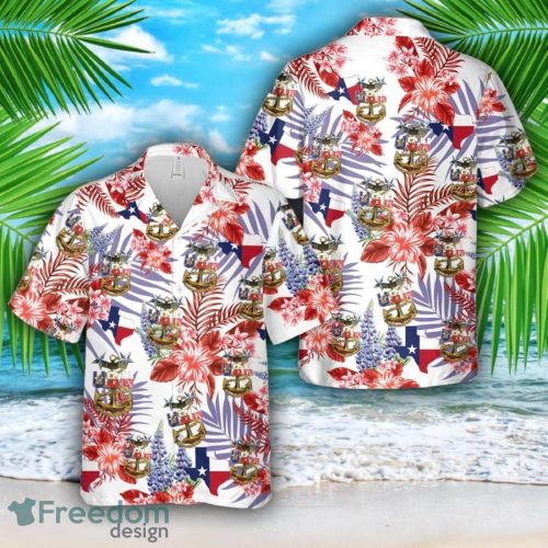 US NAVY Master Chief Texas style anchor Hawaiian Shirt Hoilday Summer Shirt Hawaiian ShirtHawaiian Shirt Product Photo 1