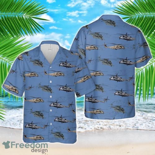 US Navy MH-53 Sea Dragon Hawaiian Shirt Summer Beach Shirt Product Photo 1