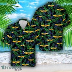 US Navy Naval Aviation Observer Badge Hawaiian Shirt Summer Beach Shirt