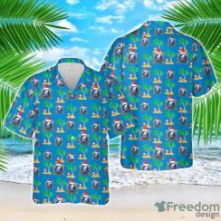 US Navy Seabee with Anchor Christmas Hawaiian Shirt Summer Beach Shirt