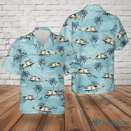 US Navy Sikorsky SH-60 Seahawk Hawaiian Shirt Summer Beach Shirt Product Photo 1