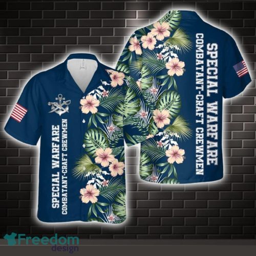 US Navy Special Warfare Combatant-craft Crewmen Hawaiian Shirt US Navy Aloha Shirt Product Photo 1