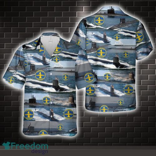 US Navy Submarine Squadron 1 SUBRON 1 Hawaiian Shirt US Navy Aloha Shirt Product Photo 1