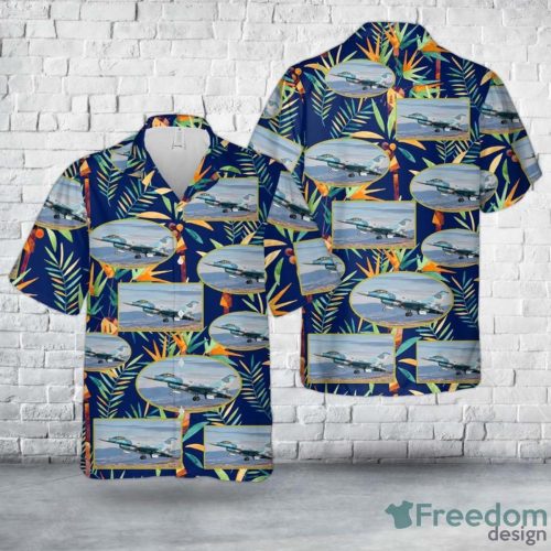 US Navy Top Gun F-16N Hawaiian Shirt Summer Beach Shirt Product Photo 1