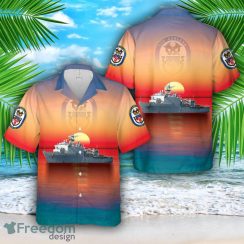 US Navy USS Ashland (LSD-48) Hawaiian Shirt Summer Beach Shirt