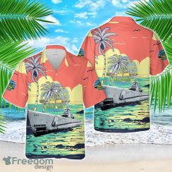 US Navy USS Flasher (SS-249) Gato-class submarine In WWII Hawaiian Shirt Summer Beach Shirt